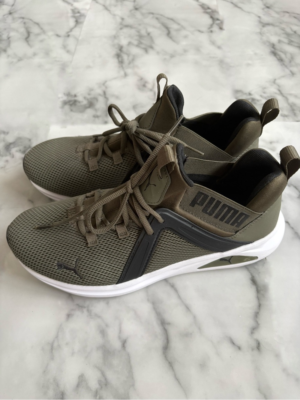 Puma Women’s Size 10 Olive Green Soft Foam Lightweight Sneakers
